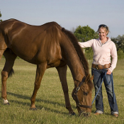 With Samantha Hobbs at Houghton 2008: Photo TM